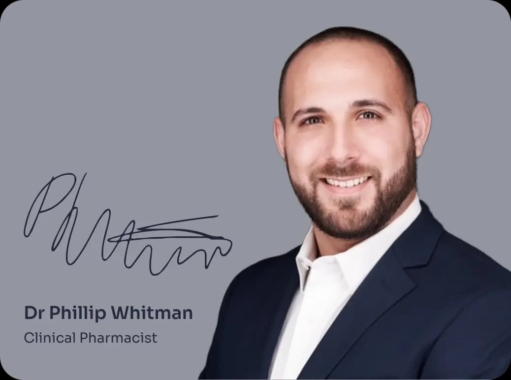 Smiling clinical pharmacist